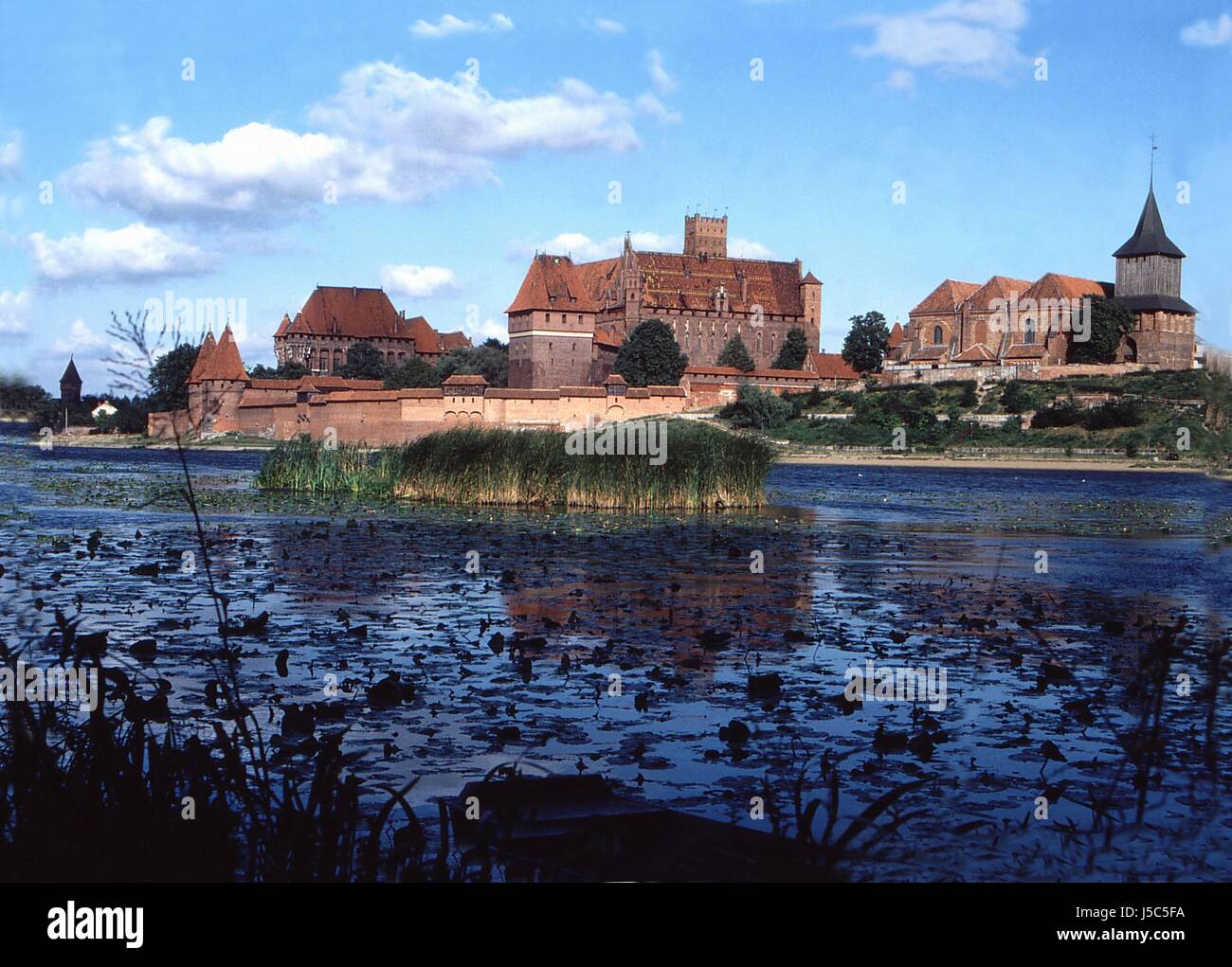 Musée d'histoire de la pologne histoire de la forteresse gothique weichselian chateau château milieu Banque D'Images