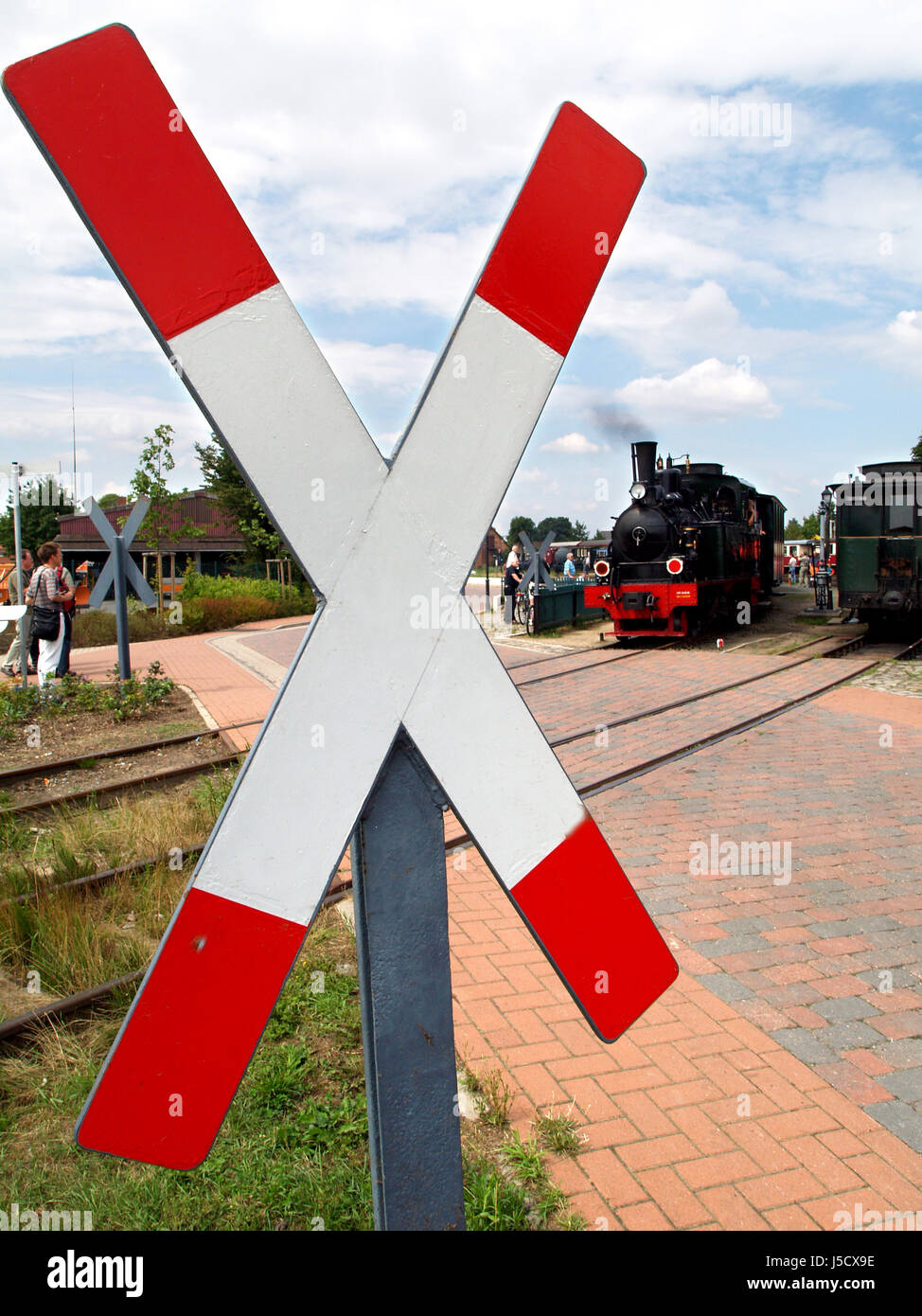 St Andrew's cross Banque D'Images
