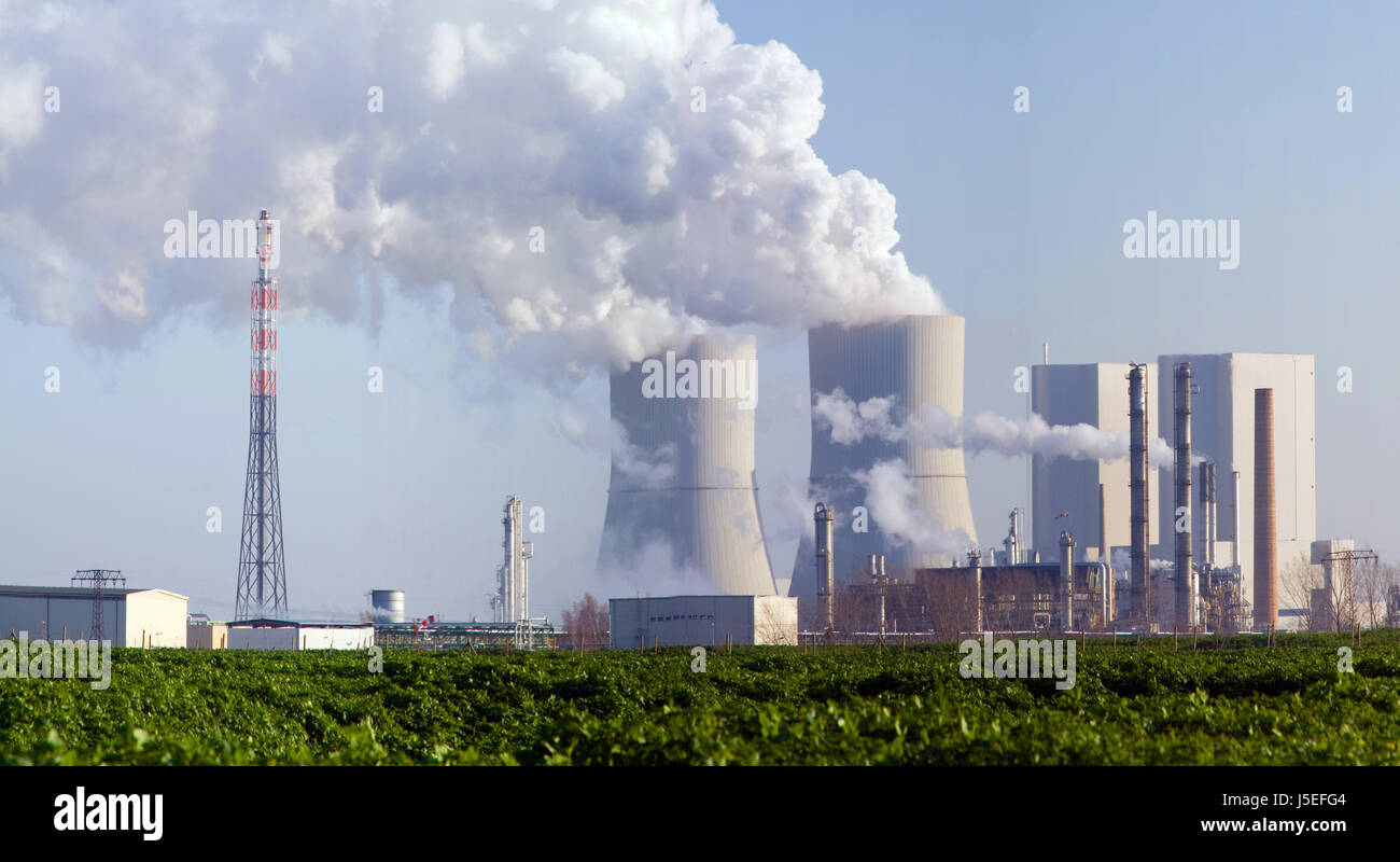 Lippendorf power plant Banque D'Images