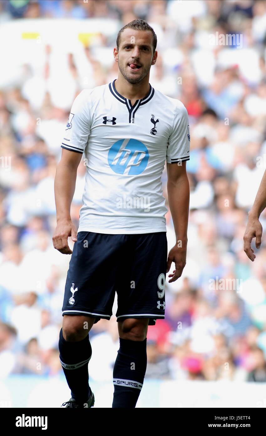 ROBERTO SOLDADO Tottenham Hotspur LONDON UK 10 Août 2013 Banque D'Images