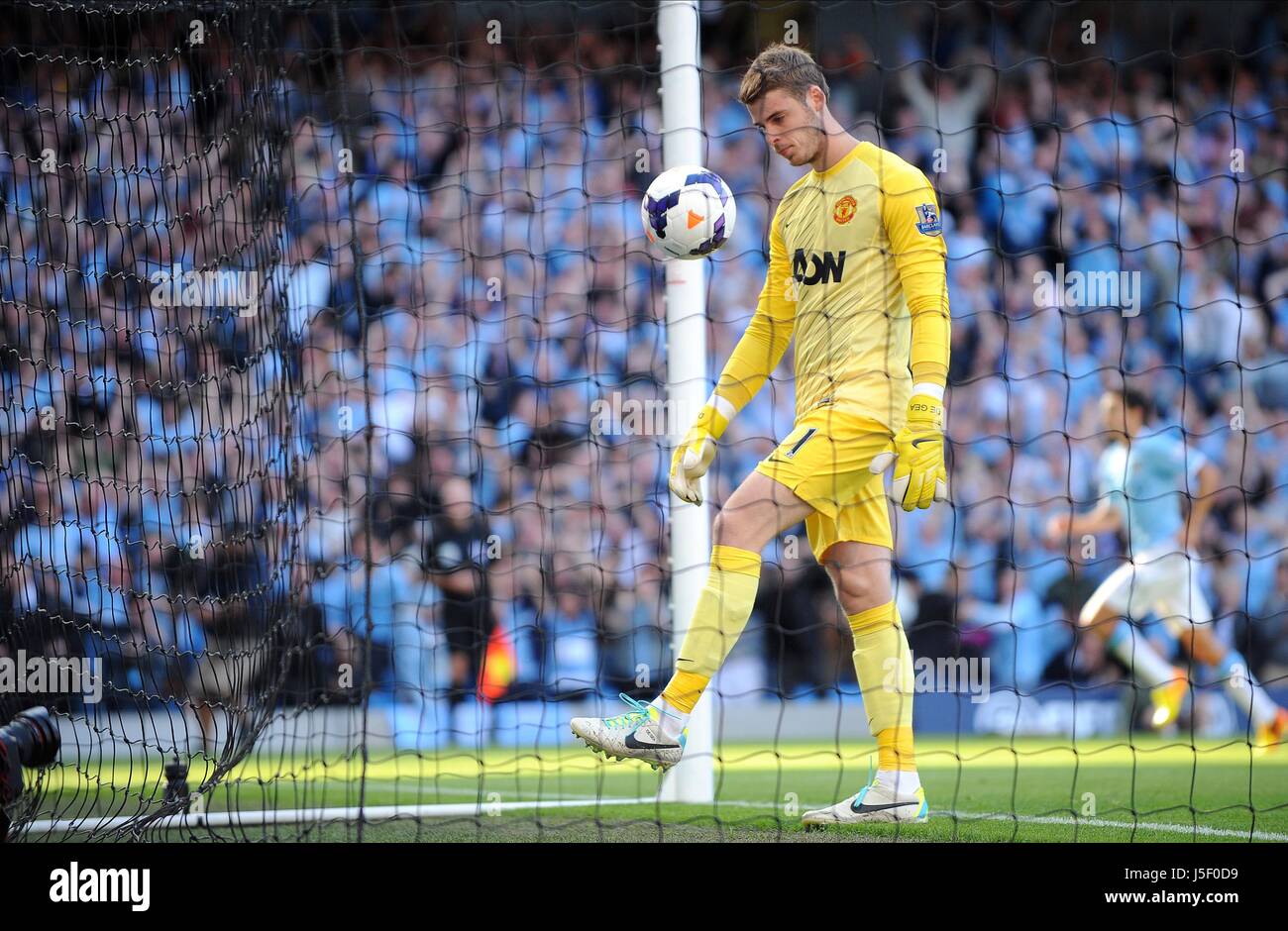 DAVID DE GEA MANCHESTER CITY V MANCHESTER UNITED MANCHESTER CITY V MANCHESTER U STADE ETIHAD MANCHESTER EN ANGLETERRE 22 Septembre Banque D'Images