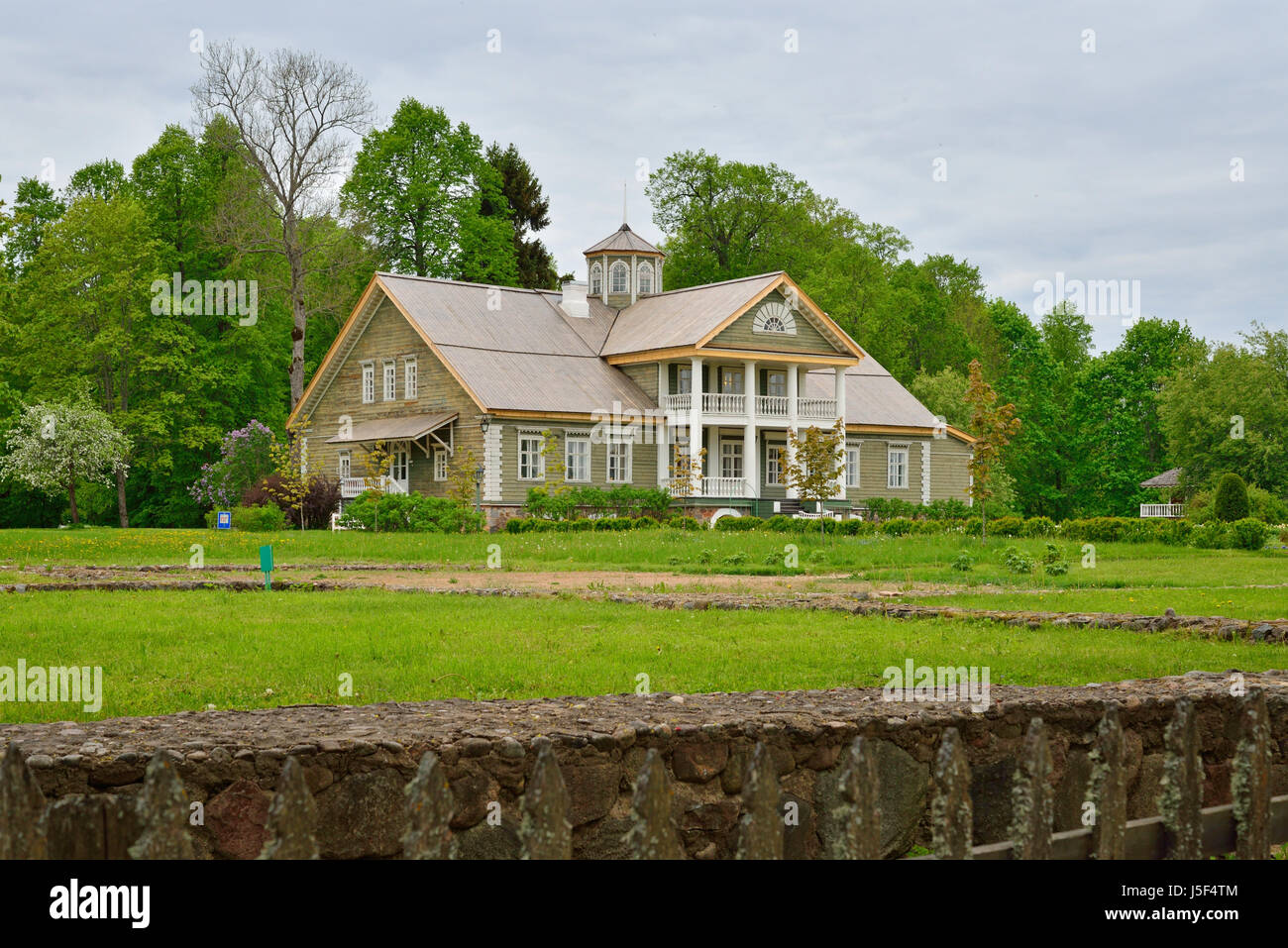 La maison-musée de succession de Peter Abramovich et Benjamin Petrovitch Hannibal de Musée de l'état des réserves de A. S. Pouchkine - Petrovskoe Banque D'Images