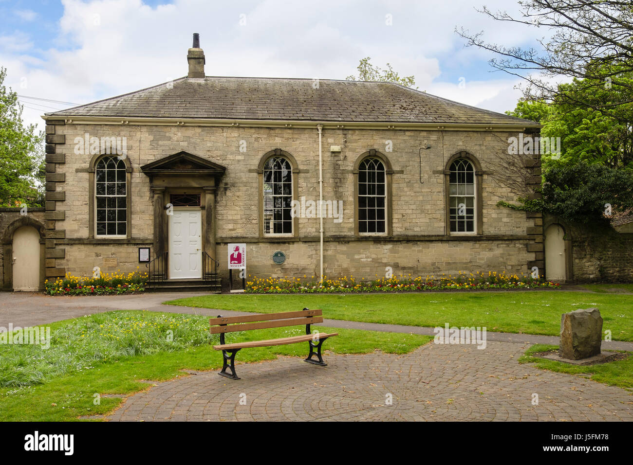 La liberté Courthouse Museum vers 1830. Site de palais des archevêques d'York. Ripon, North Yorkshire, England, UK, Grande-Bretagne Banque D'Images