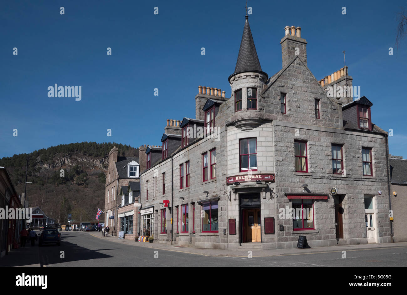 Bar Balmoral, Ballater, Aberdeenshire, Scotland, UK Banque D'Images