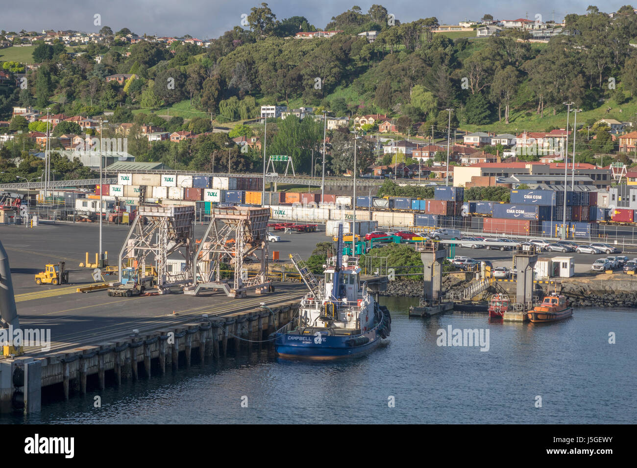 Le Tasport à Burnie sur la côte nord-ouest de la Tasmanie Banque D'Images