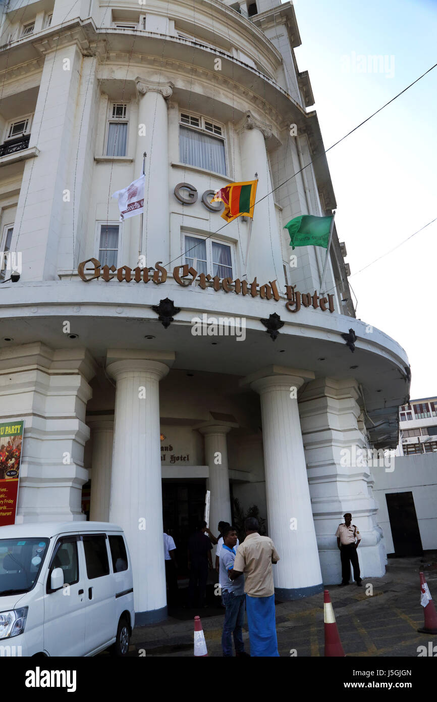 Fort Colombo Sri Lanka Grand Oriental Hotel Banque D'Images