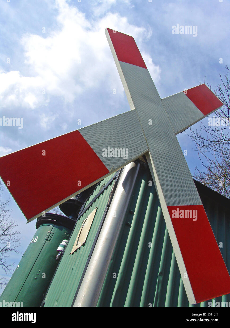 St Andrew's cross Banque D'Images