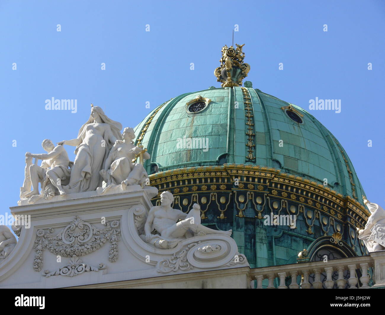 Dôme de la Hofburg vienne Banque D'Images