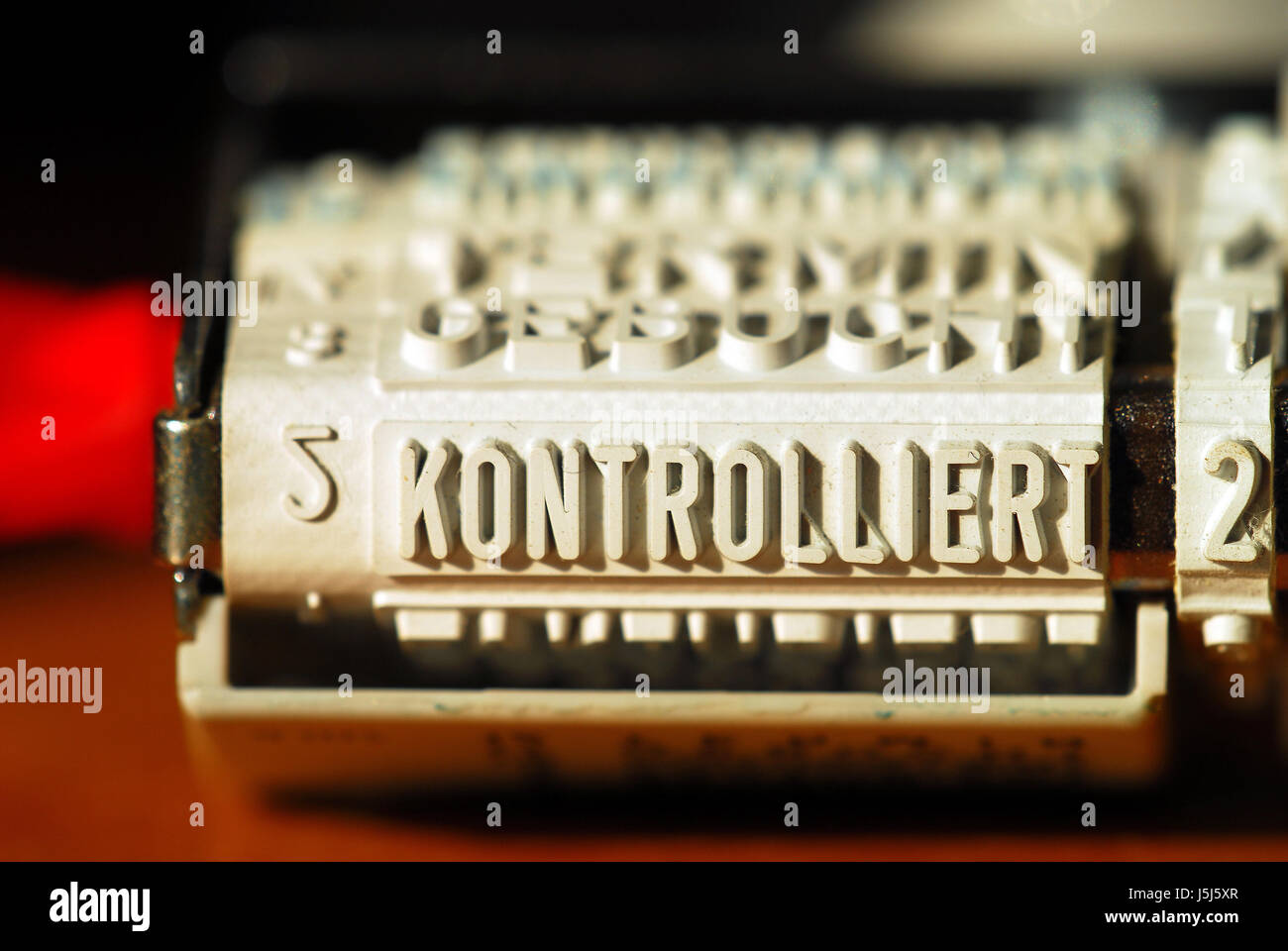 Approbation du texte des lettres stamp timbre en caoutchouc estampillé vérifié textes encre Banque D'Images