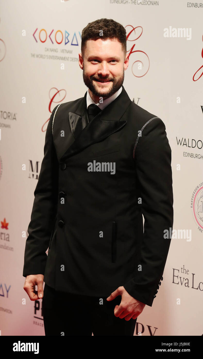 Calum Scott assister au Gala à cadeaux mondial le Waldorf Astoria, l'hôtel Caledonian, Édimbourg. Banque D'Images