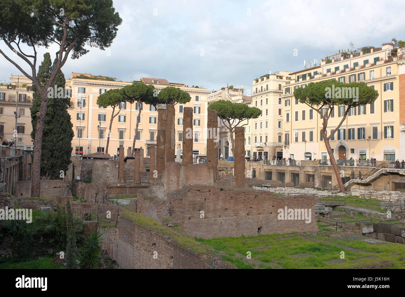 Ruines de Largo di Torre Argentina, Rome, Italie Banque D'Images