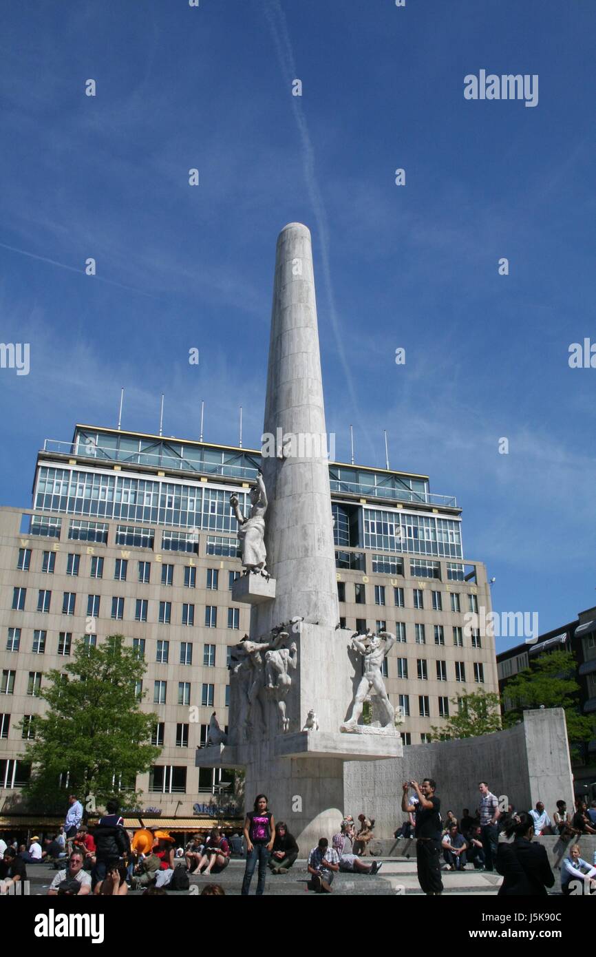 Monument historique vieille ville amsterdam hollande Pays-Bas ancienne  national Photo Stock - Alamy