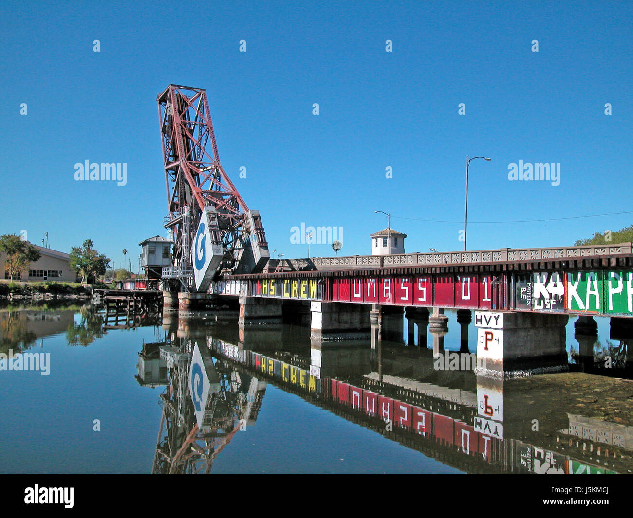 Pont-levis à Tampa en Floride,rivière Banque D'Images