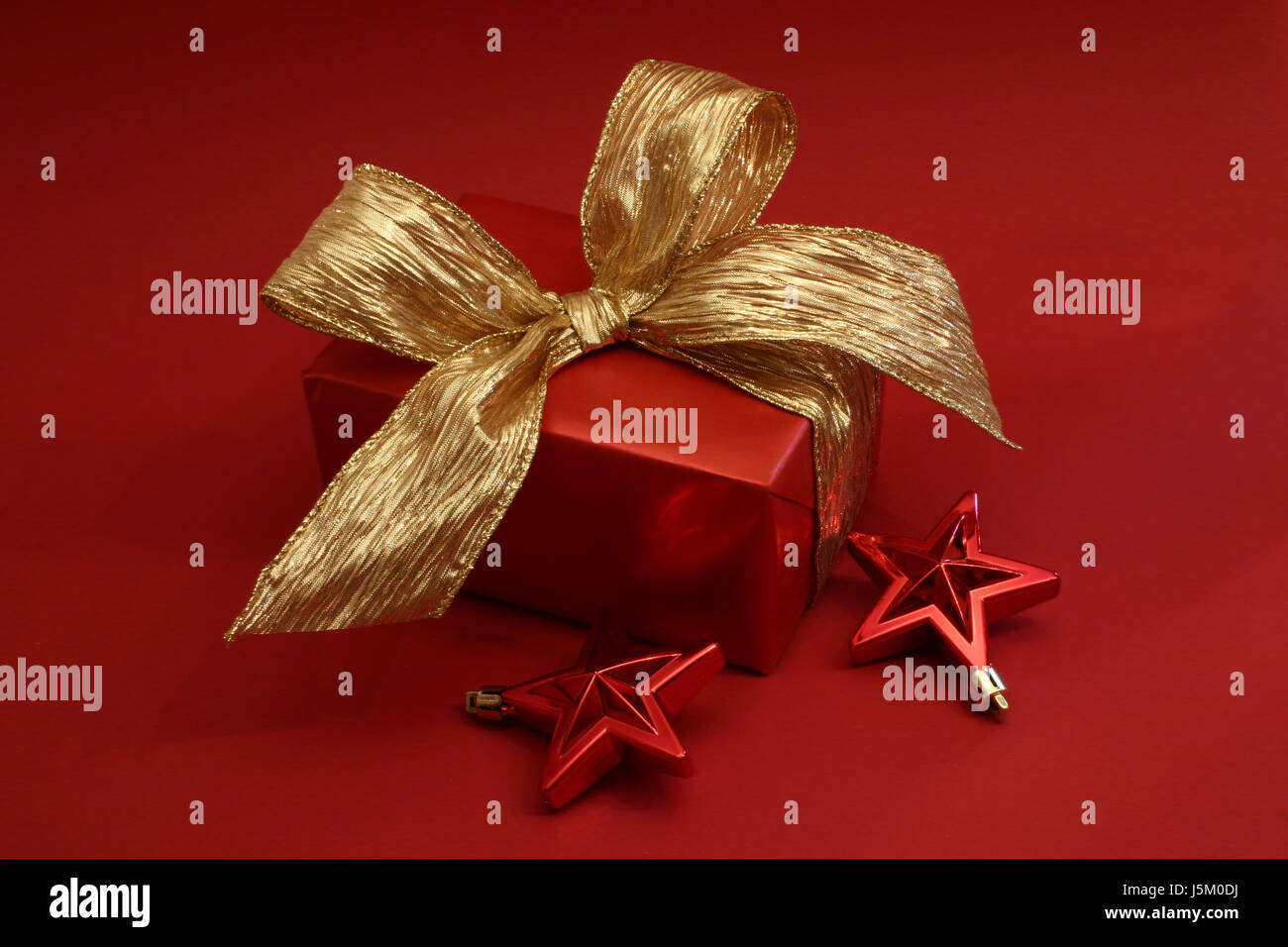 Cadeau de l'avent déco décoration de Noël Noël boîte boucle présente dans l'amour l'amour Banque D'Images