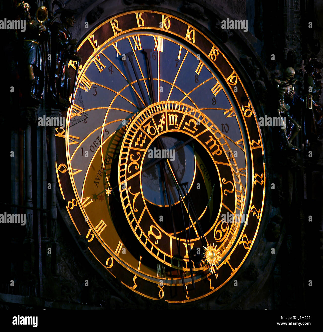 Horloge Temps Univers Pointeur Visite Hotel De Ville De Prague Physiques Clockwork Photo Stock Alamy
