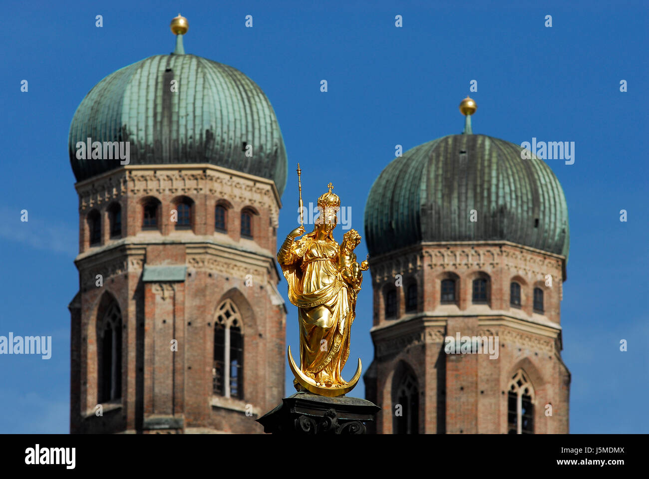 À Munich frauenkirche maria ii Banque D'Images