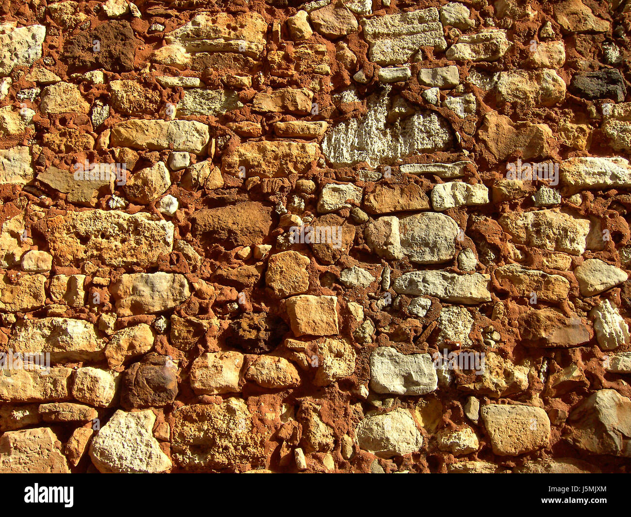 Mur en pierre,maçonnerie,ocre,mixte,structure,pierre naturelle,robuste, Banque D'Images