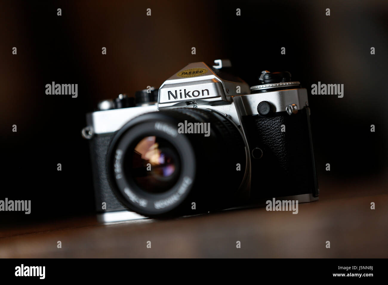 Nikon FE Vintage Single Lens Reflex caméra 35 mm Banque D'Images