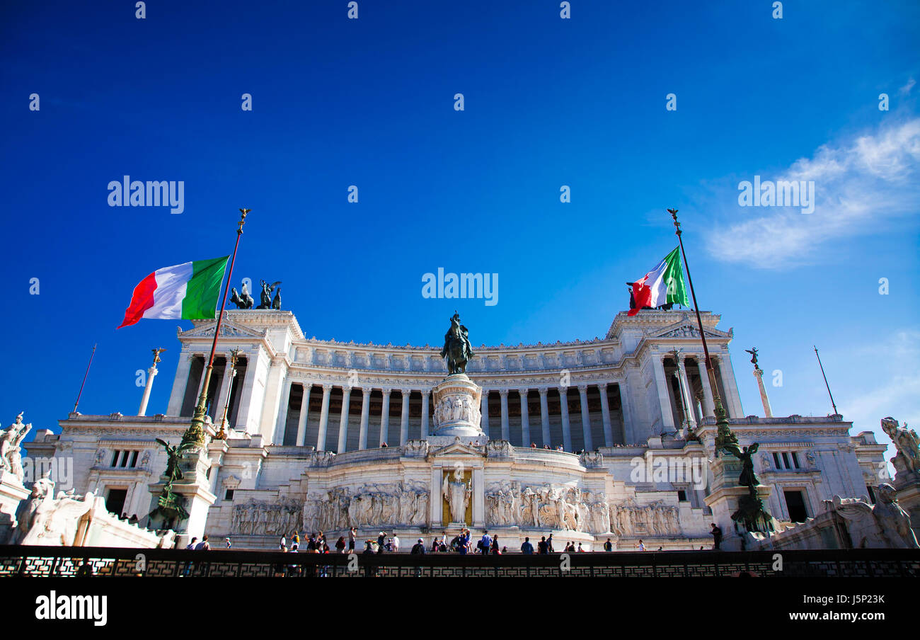 Altare della Patria, le National Monument de Vittorio Emanuele II. Rome Italie Banque D'Images