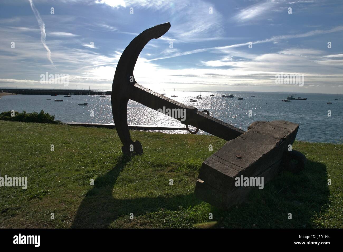 ancre de bateau Banque D'Images