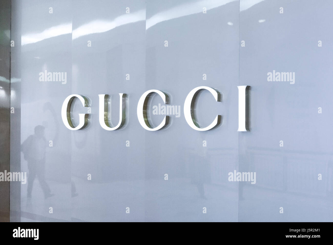 Logo de Gucci Banque D'Images