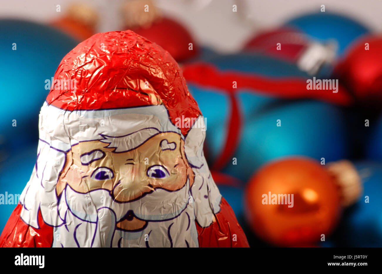 Macro Macro close-up admission vue en gros père noël nicolas Banque D'Images