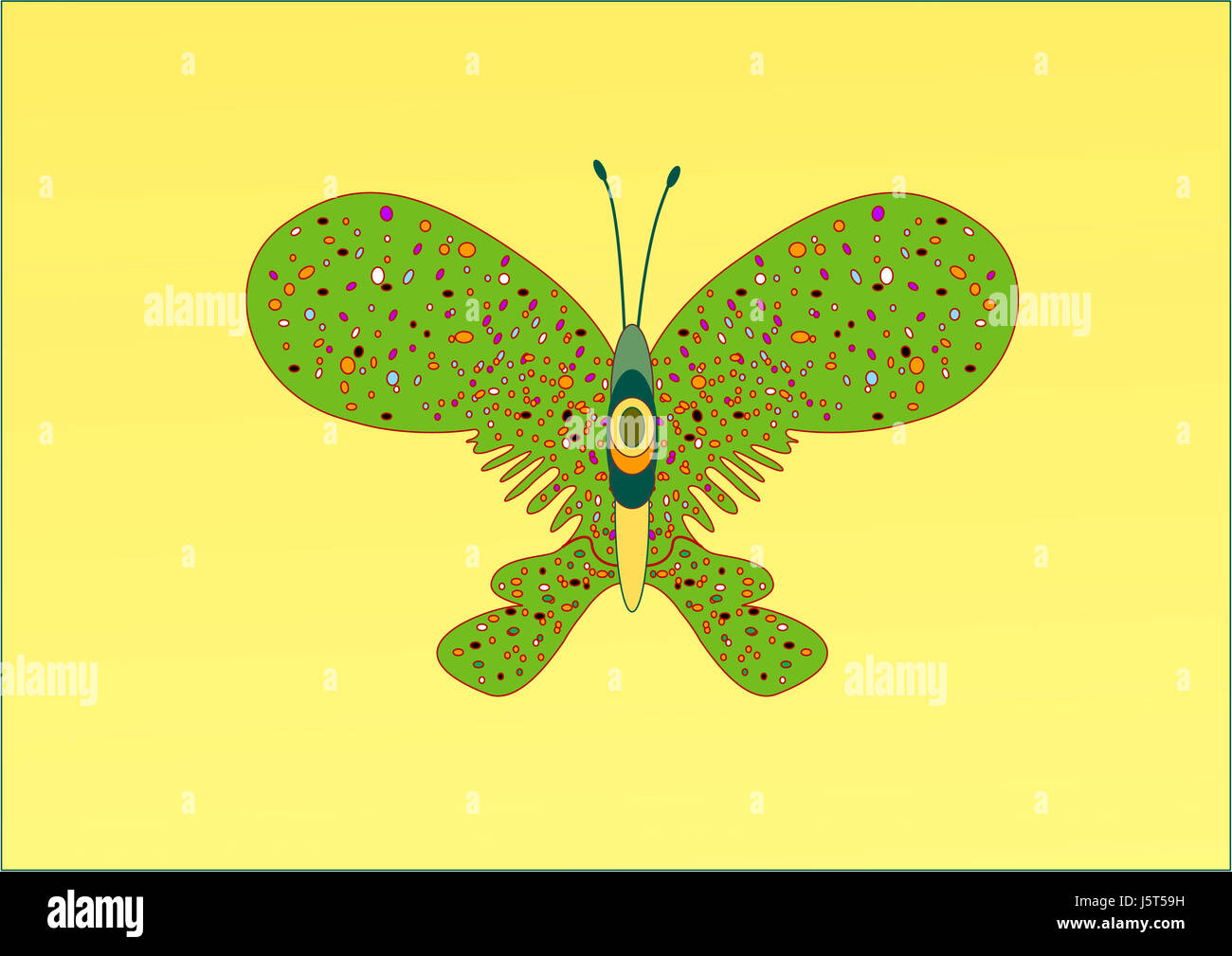 -Illustration papillon Banque D'Images