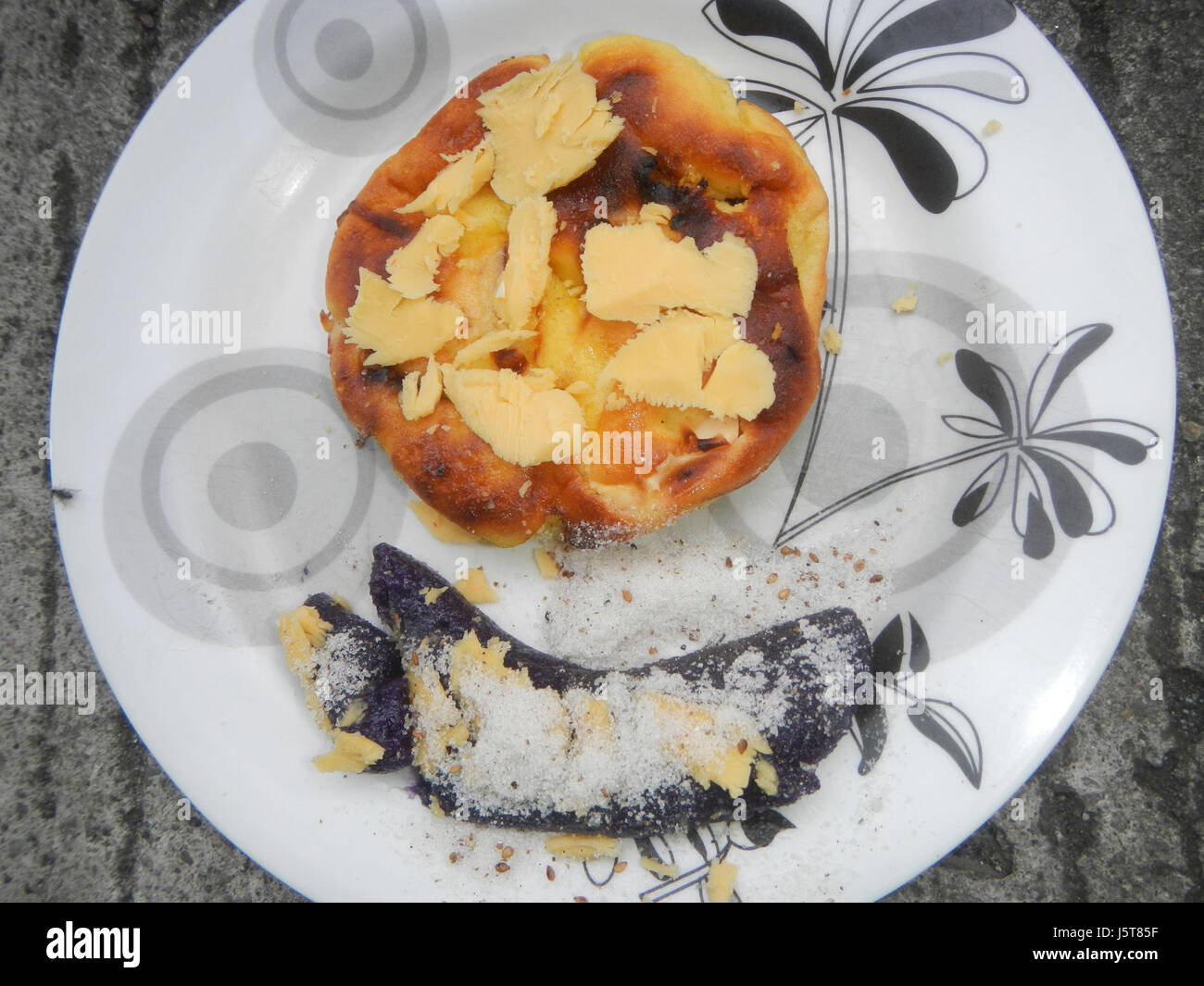 02188y Bibingka et Puto Bumbong Banque D'Images