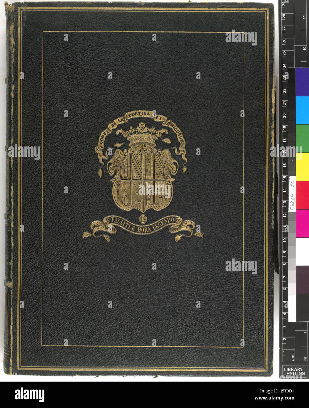 -Libro aureo de Marco Aurelio, emperador, eloquentissimo orador, etc. -de gravures sur bois.- - Couvercle supérieur (c62g6) Banque D'Images