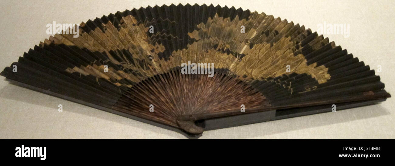 'Lotus', or l'encre sur papier par Ren Bonian, Honolulu Museum of Art Banque D'Images