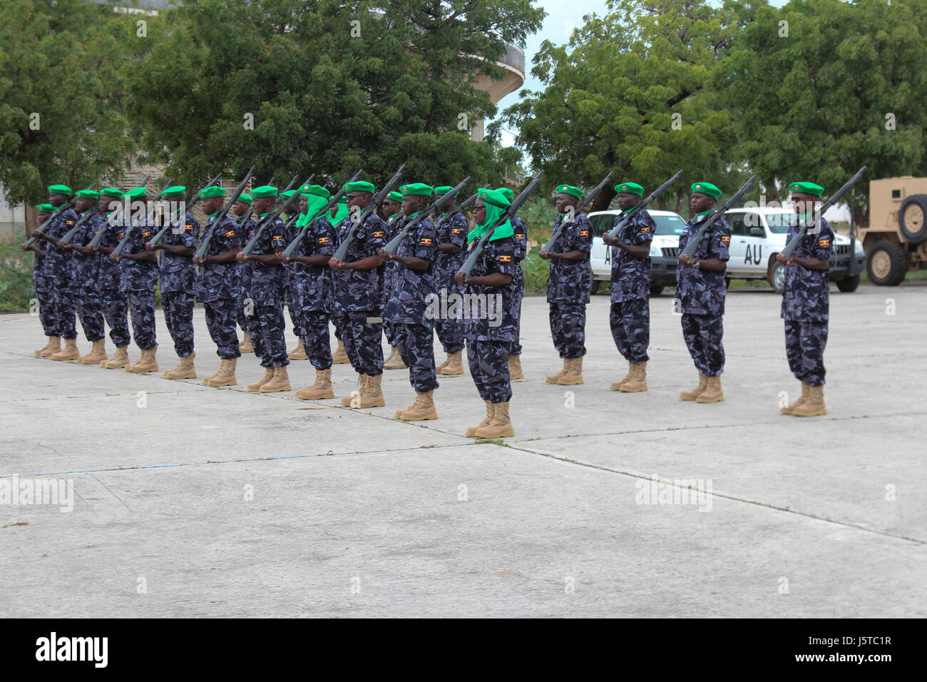Aujourd'hui 02,l'AMISOM La police a effectué une cérémonie d'.jpg (14808241692) Banque D'Images