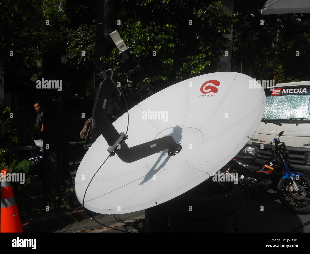 0116 démonstrations des vigiles couvertures média Ferdinand Edralin Marcos Jugement 07 cas d'inhumation Banque D'Images