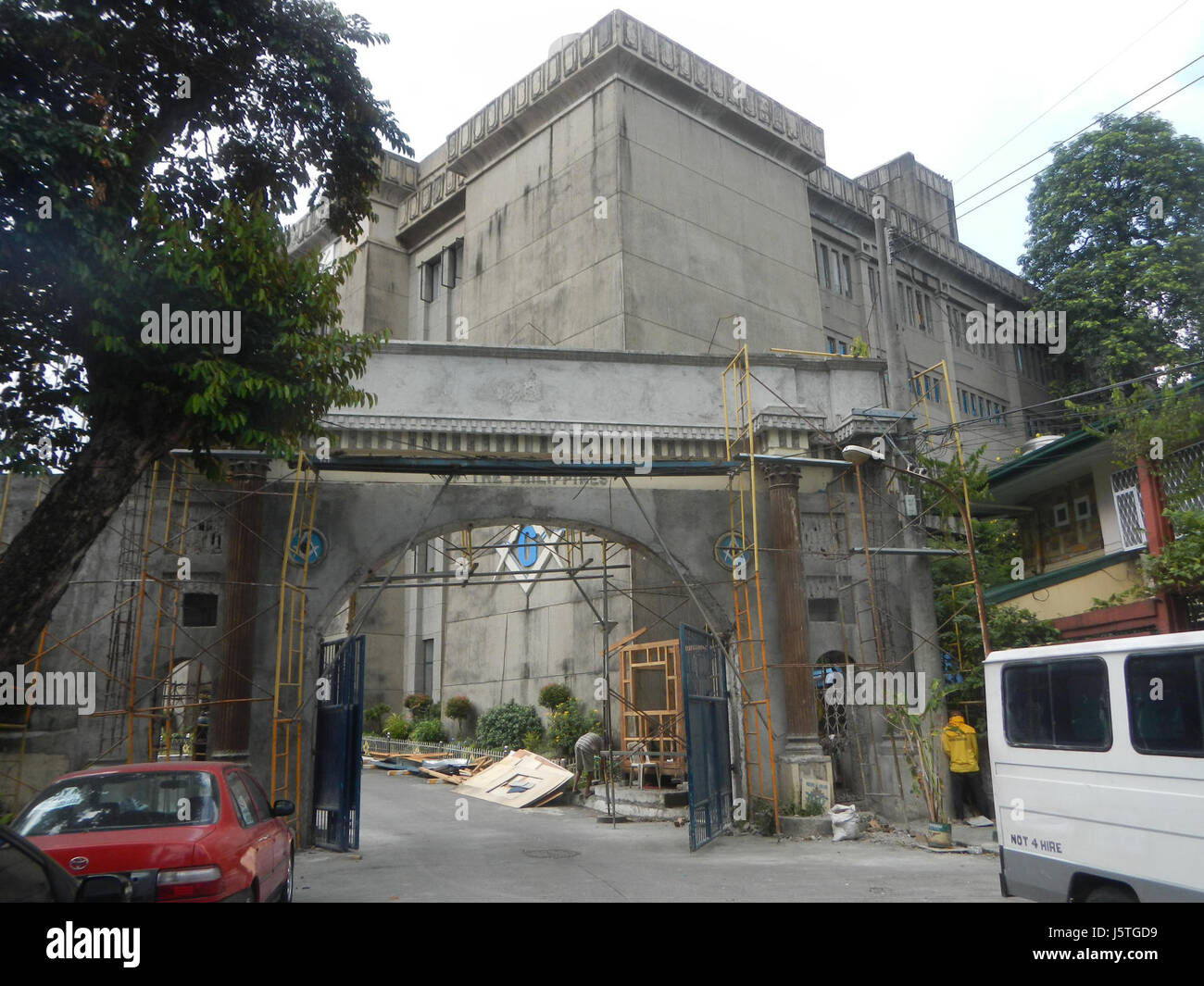 Le temple maçonnique de Plaridel, situé à Paco, Manille, sert de centre pour la franc-maçonnerie. Il a une signification historique au sein de la communauté maçonnique locale. Banque D'Images