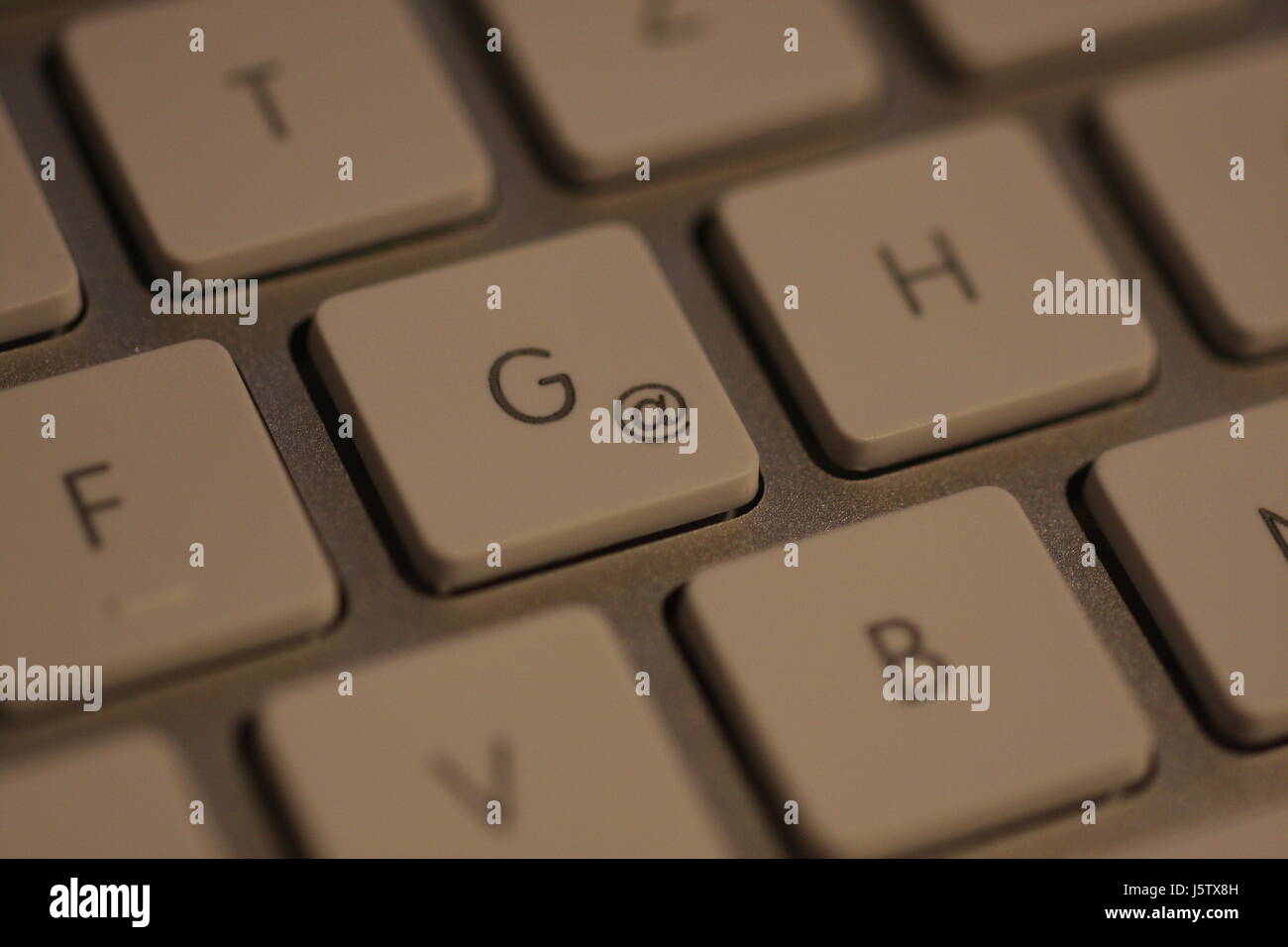 Touche clavier signal signe arobase @ ordinateurs PC clavier calculatrice  ordinateur Photo Stock - Alamy