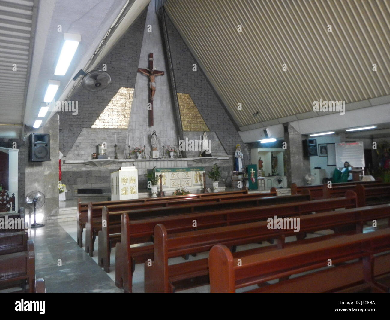 0088 Saint Gabriel Archange l'église paroissiale Santa Maria, Bulacan 06 Banque D'Images