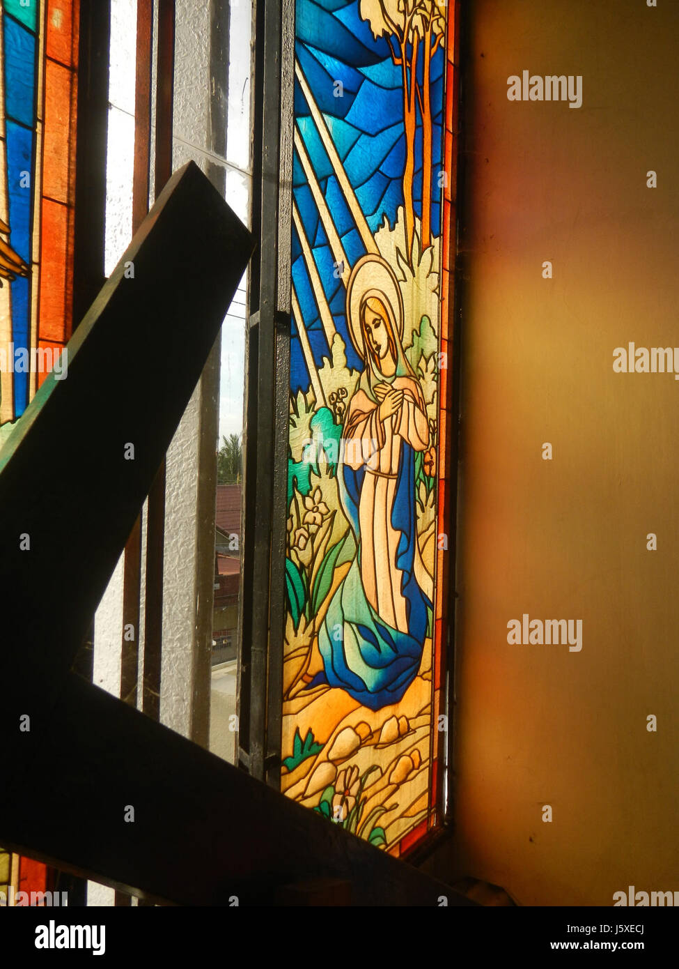 0122 Saint Gabriel Archange l'église paroissiale Santa Maria, Bulacan 06 Banque D'Images