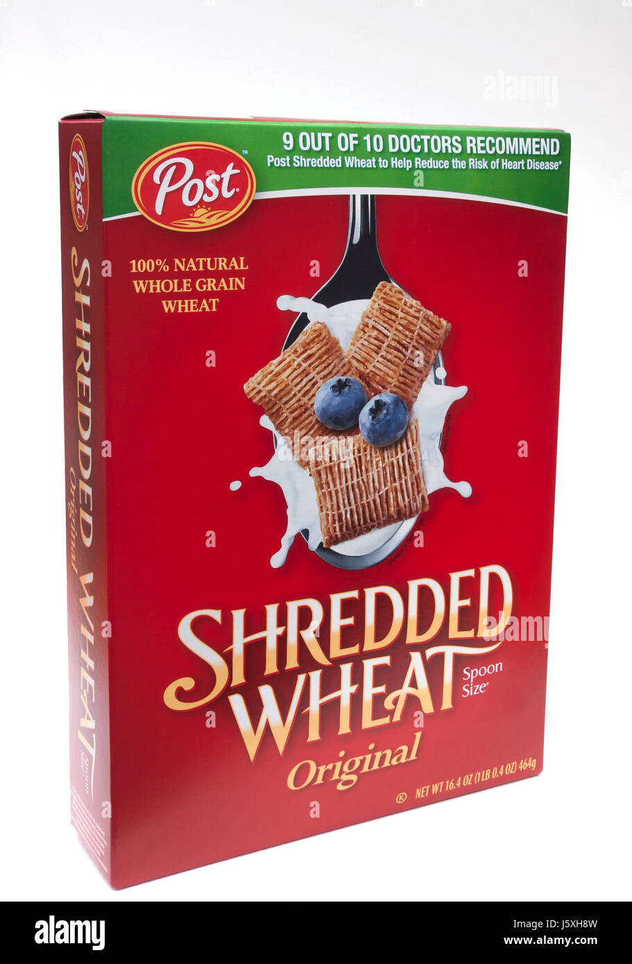 Original Shredded Wheat boîte de céréales. Banque D'Images