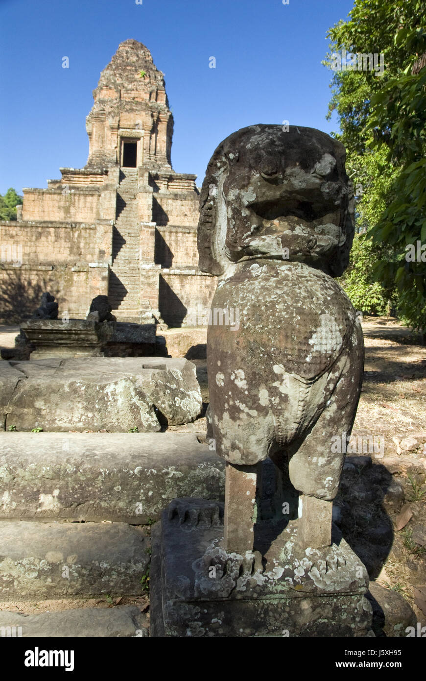 Le Baksei Chamkrong est un petit temple hindou situé dans le complexe du temple Angkor Thom Angkor Wat, près de Siem Reap, au Cambodge. Banque D'Images