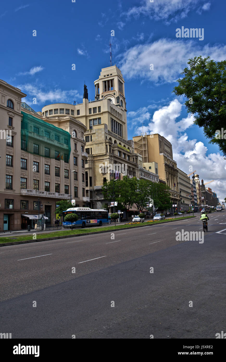 La Photographie de rue à Madrid Banque D'Images