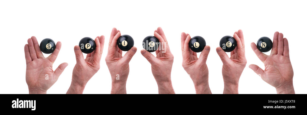 Côté sport sports tournoi de jeu jouer jouer joue joué tenir billiard Banque D'Images