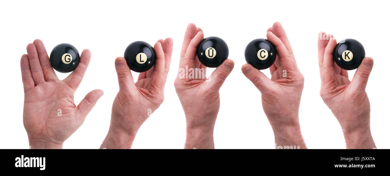 Tournoi de jeu jouer jouer joue joué beaucoup beaucoup de billard symbolique Banque D'Images