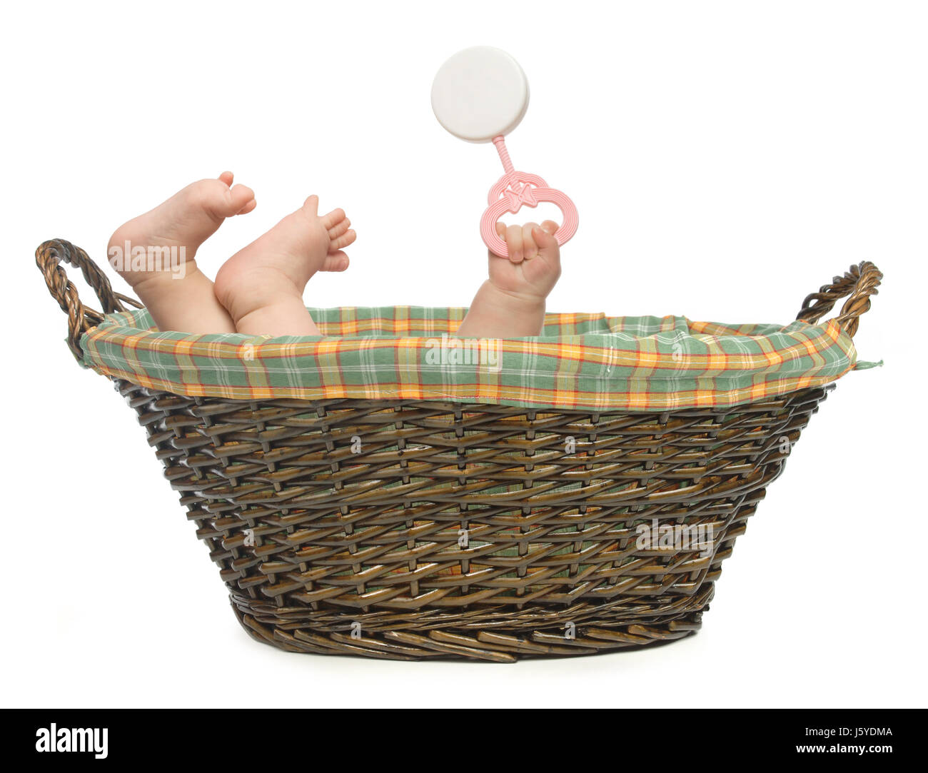 Adoption bébé panier panier bébé orphelin de l'enfance adoption exaspérant  de pert Photo Stock - Alamy