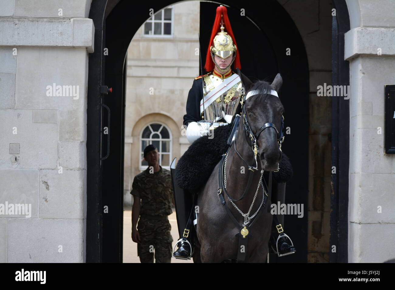 Queens' garde / Whitehall, Londres Banque D'Images