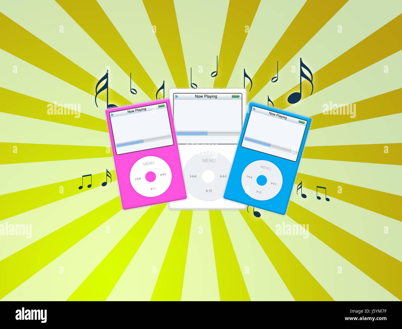 Écouter de la musique disco disco fashion illustration écouter la musique de l'objet sound fashion Banque D'Images