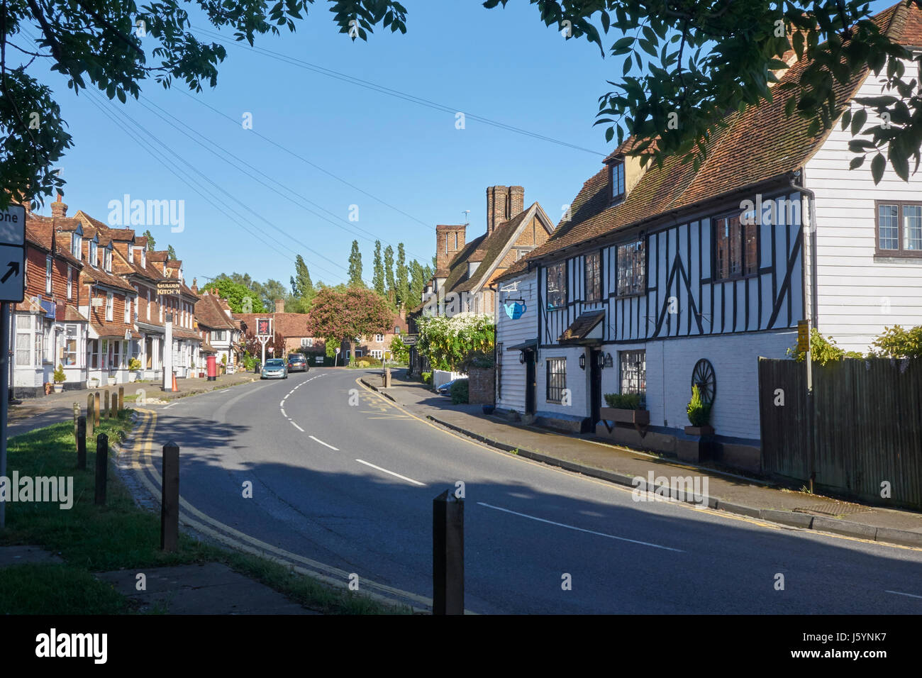 Le joli village de Kentish Biddenden, Kent, Angleterre, Royaume-Uni, UK, Grande-Bretagne, GO Banque D'Images