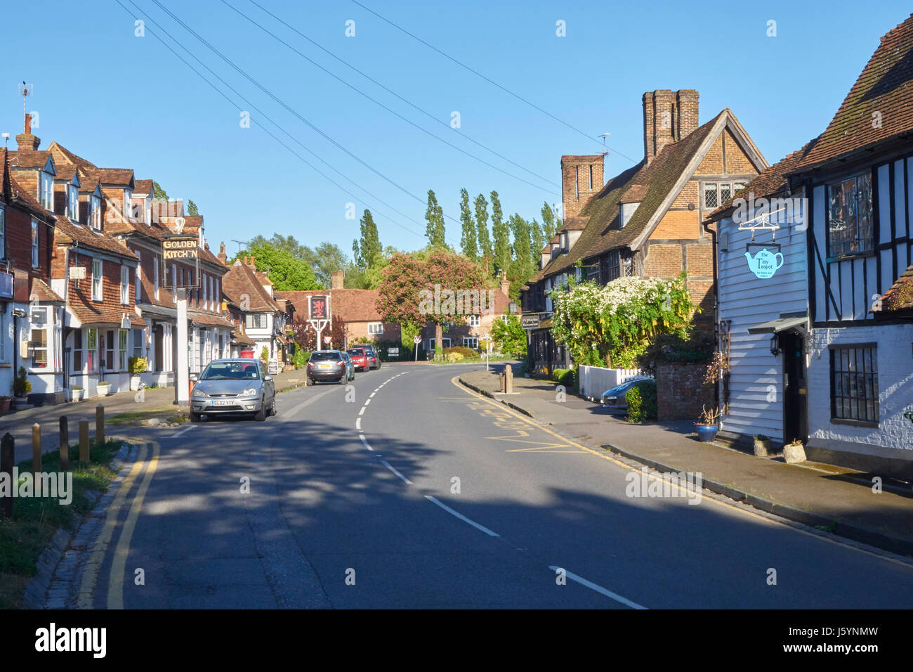Le joli village de Kentish Biddenden, Kent, Angleterre, Royaume-Uni, UK, Grande-Bretagne, GO Banque D'Images