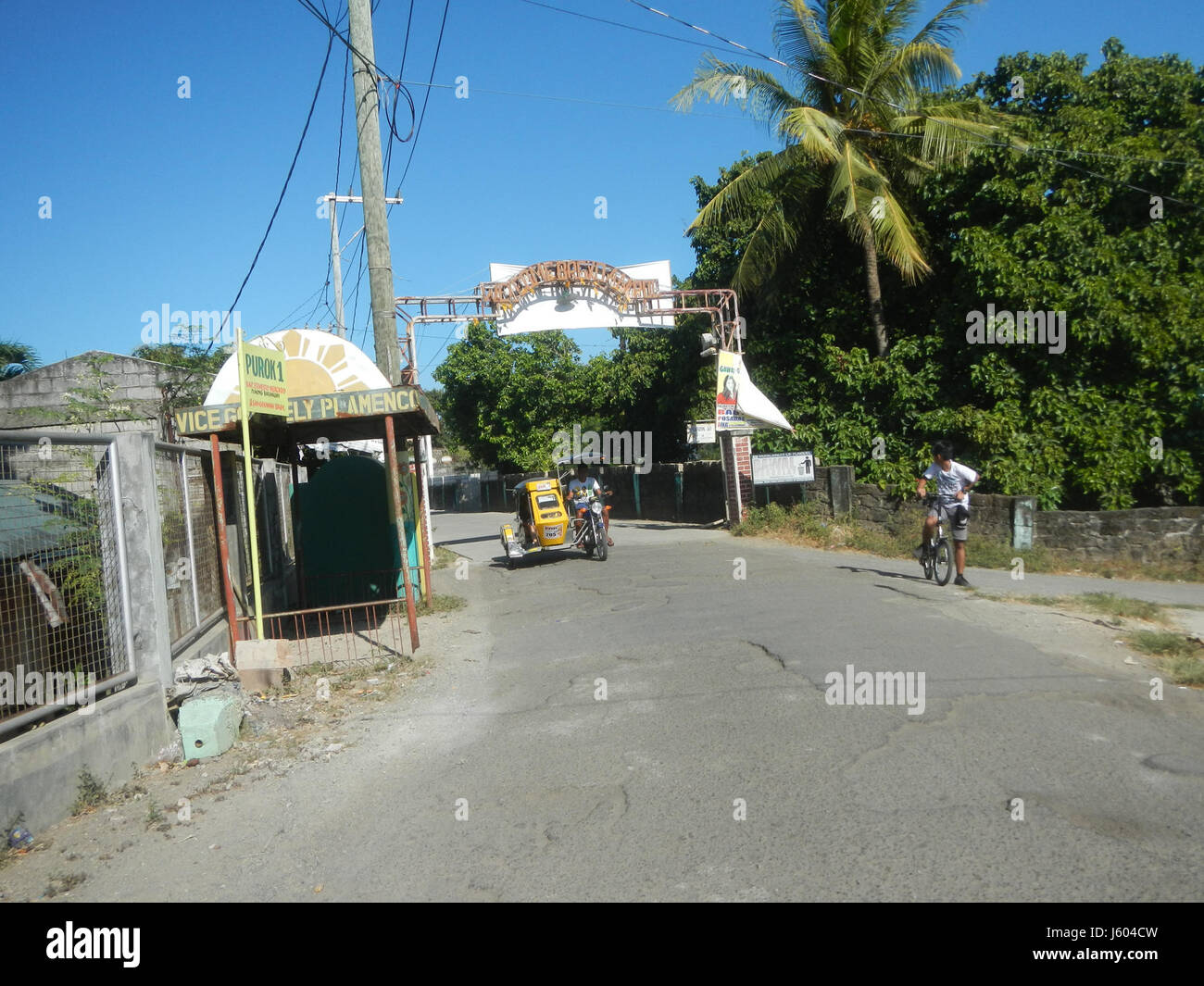 Constructions 04440 Sipat Dampol Rueda Plaridel Bulacan Road 20 Banque D'Images