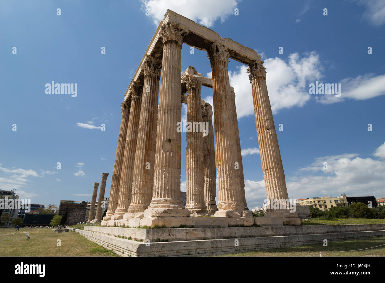 Temple de Zeus olympien Banque D'Images