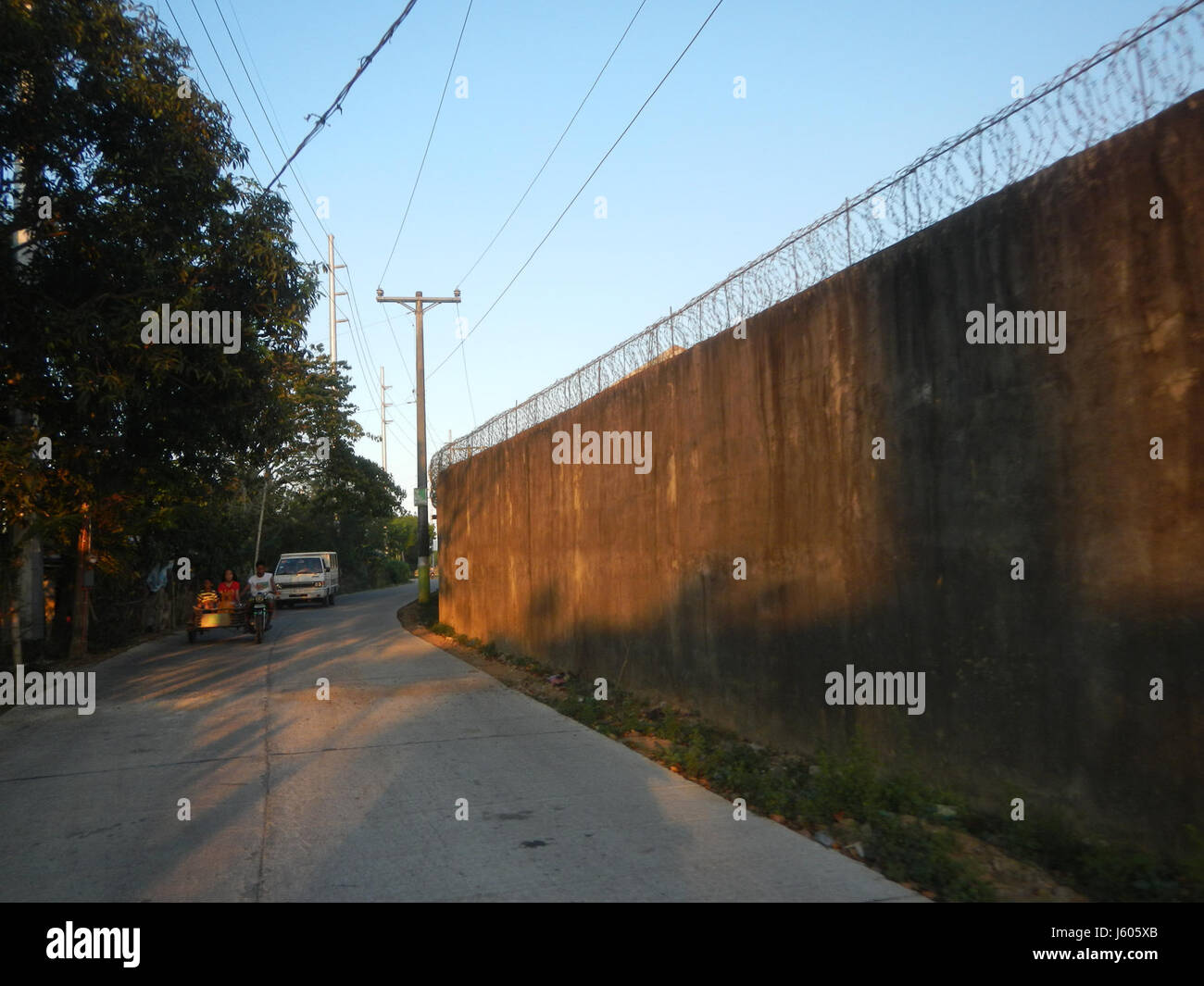 02151 San Ildefonso Bulacan routes municipales Chapelle Barangays 39 Banque D'Images