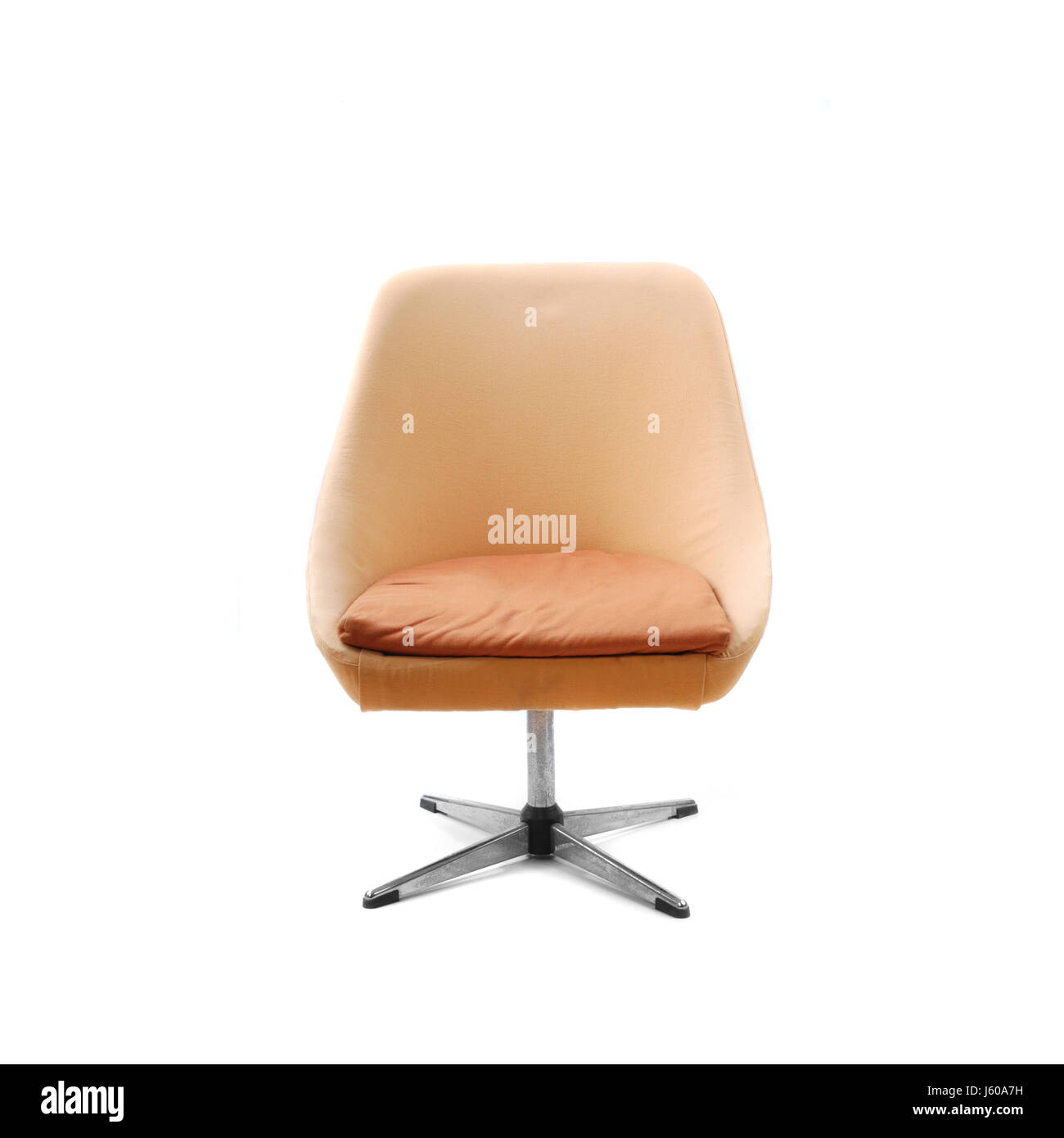 Un fauteuil pivotant des années 60 Banque D'Images